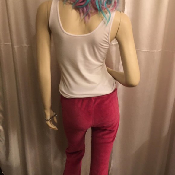 SUPER CUTE velour joggers with hello kitty and crystal details! - Picture 6 of 15